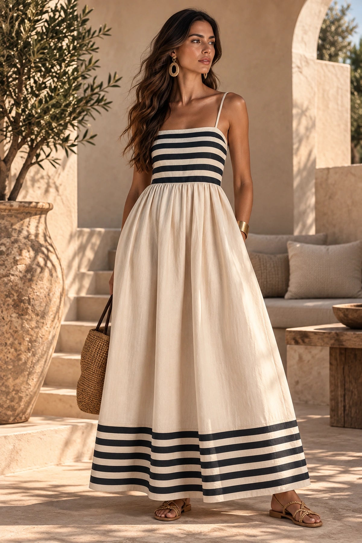 Portofino Stripe Dress
