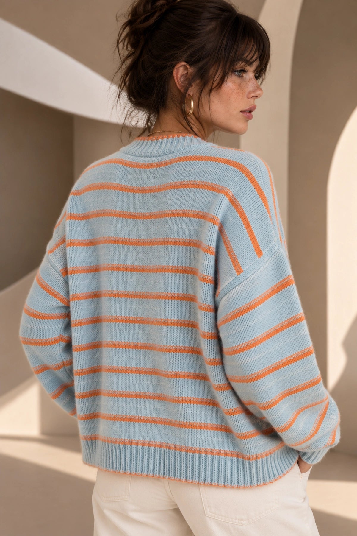 Sloane Striped Knit Cardigan
